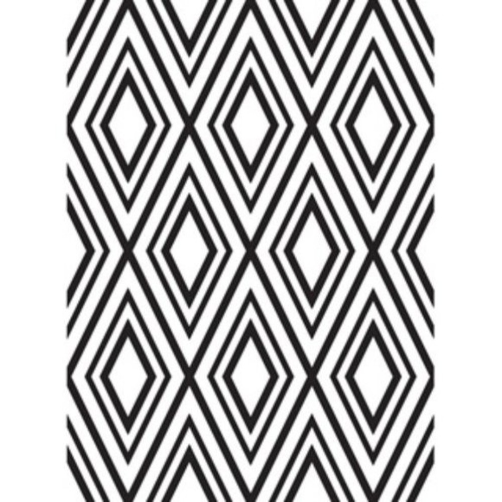 Darice Embossing Folder Diamond Pattern Scrapbook Paper Crafts Cards